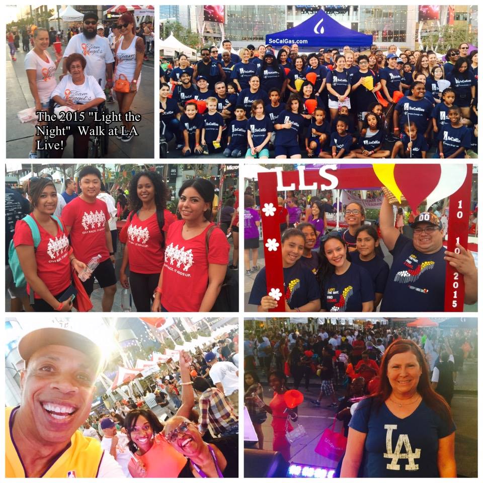 The 2015 “Light the Night” Walk at LA Live!