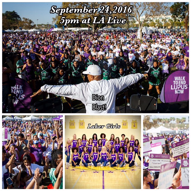 The 2016 Walk to End Lupus Sept. 24 5PM at LA LIVE!