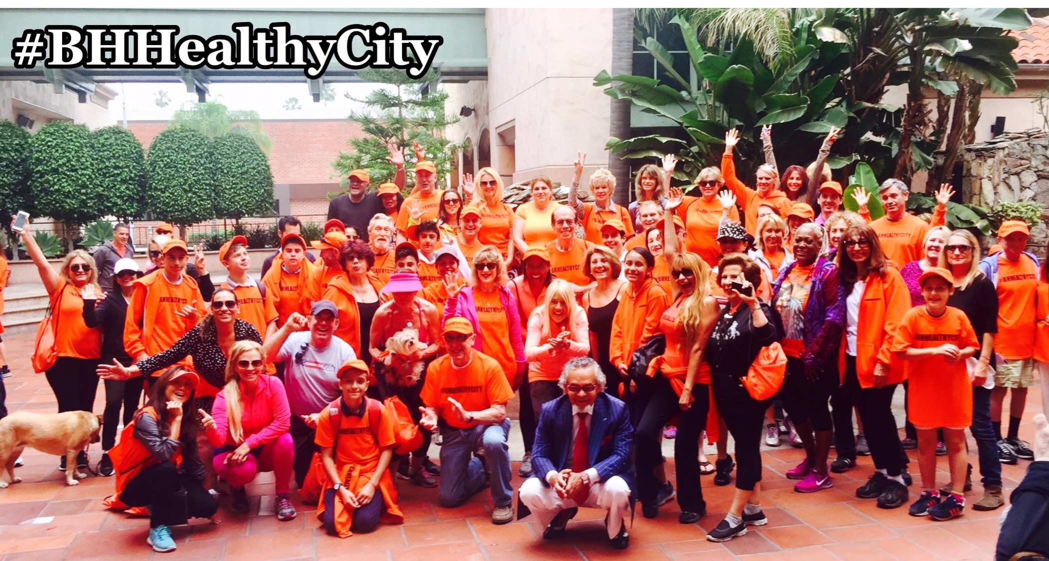 “Walk with the Mayor” Lili Bosse’s #BHHealthyCity family!