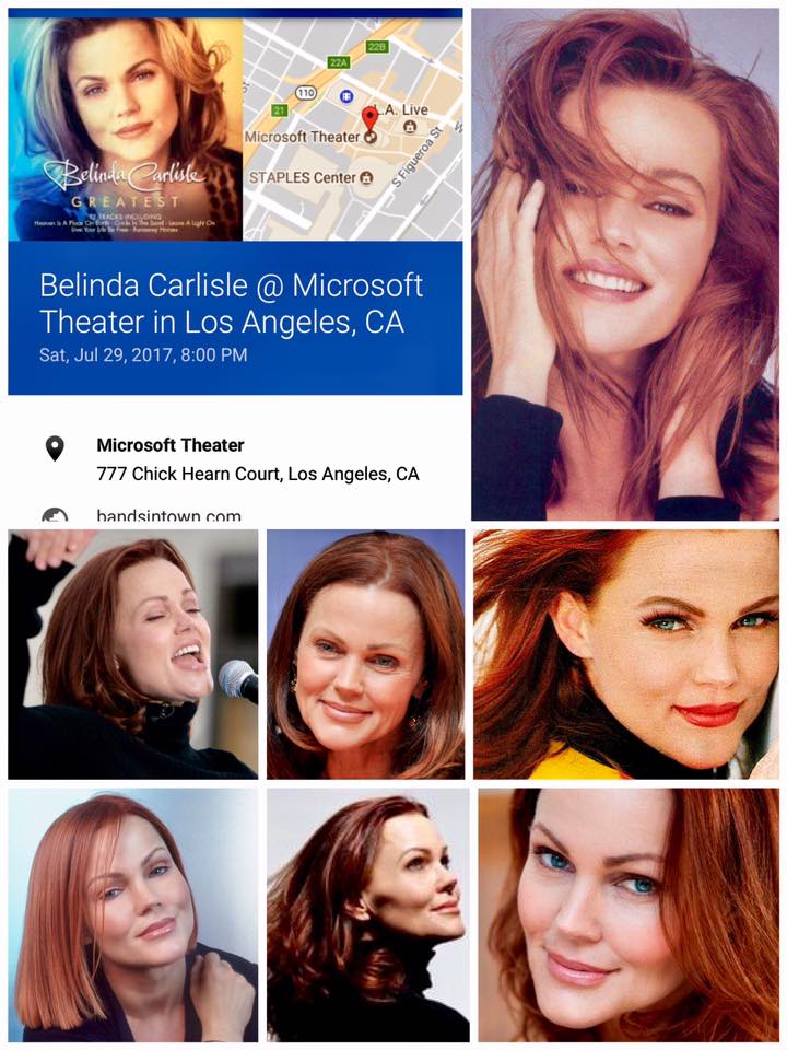 Rolling to see my girl Belinda Carlisle ROCK Microsoft Theater in LA!