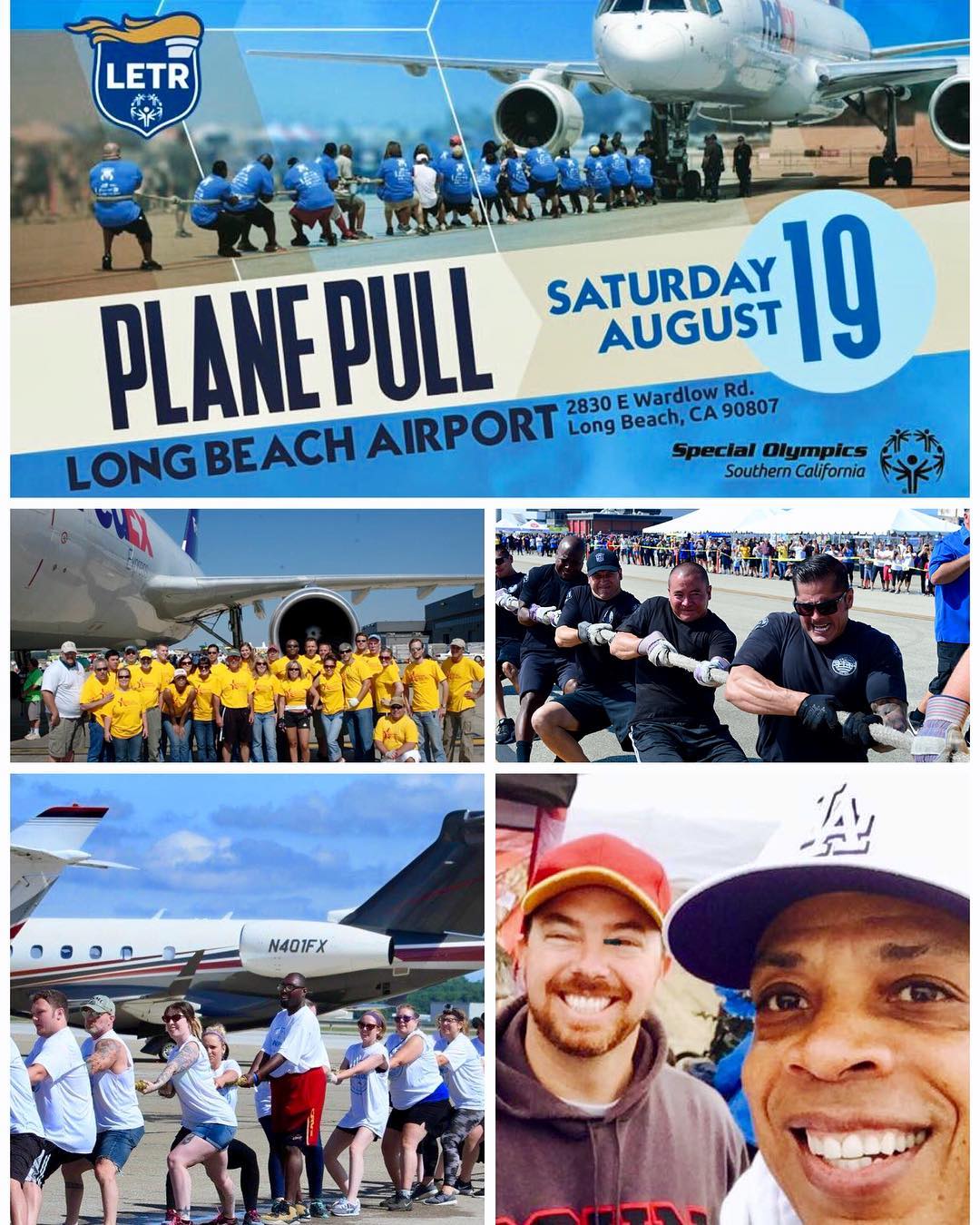 The 2018 Special Olympics Fed Ex “Plane Pull” Challenge!