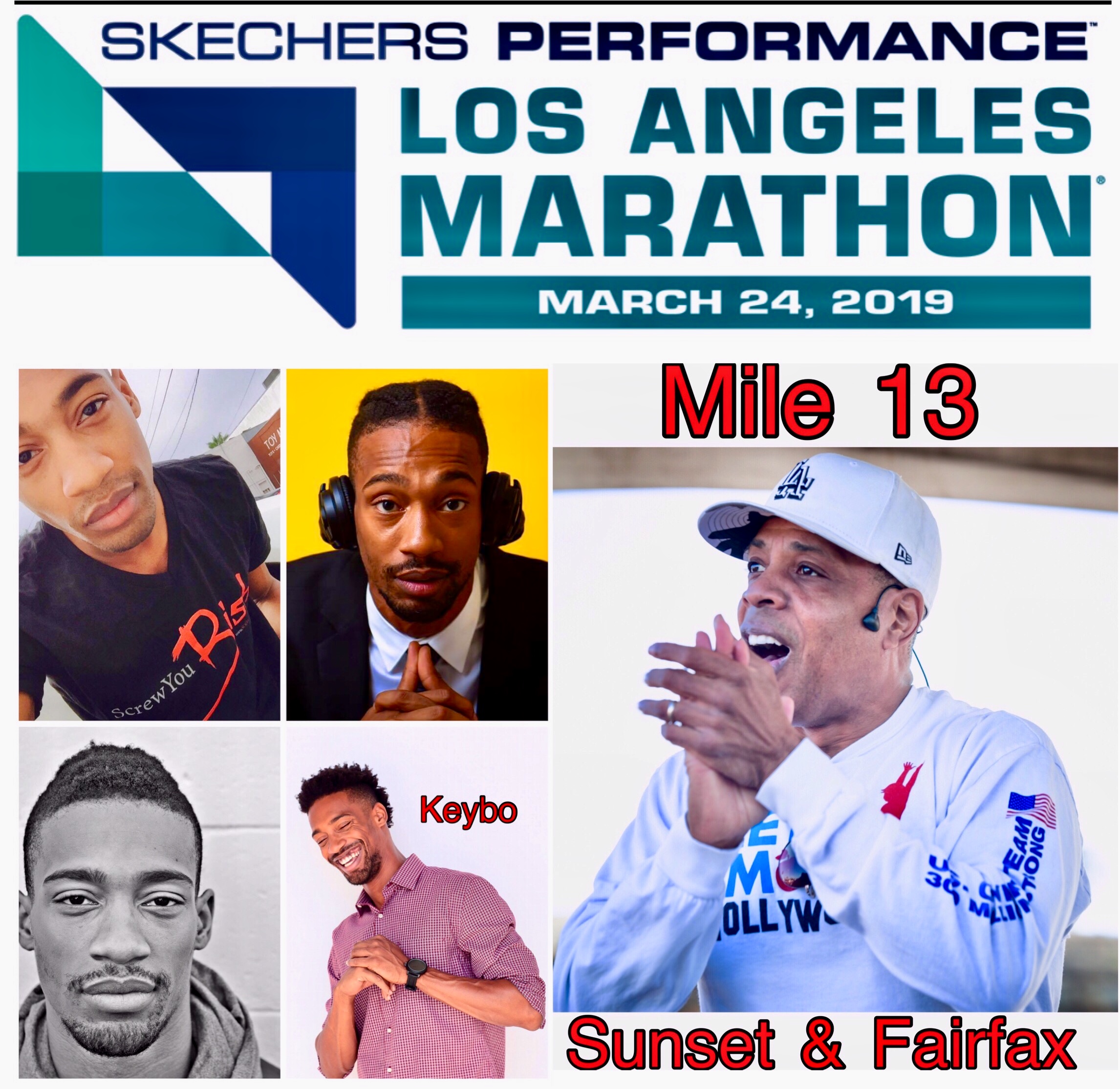 The 2019 LA Marathon “13 Mile” Party on Sunset & Fairfax Ave.