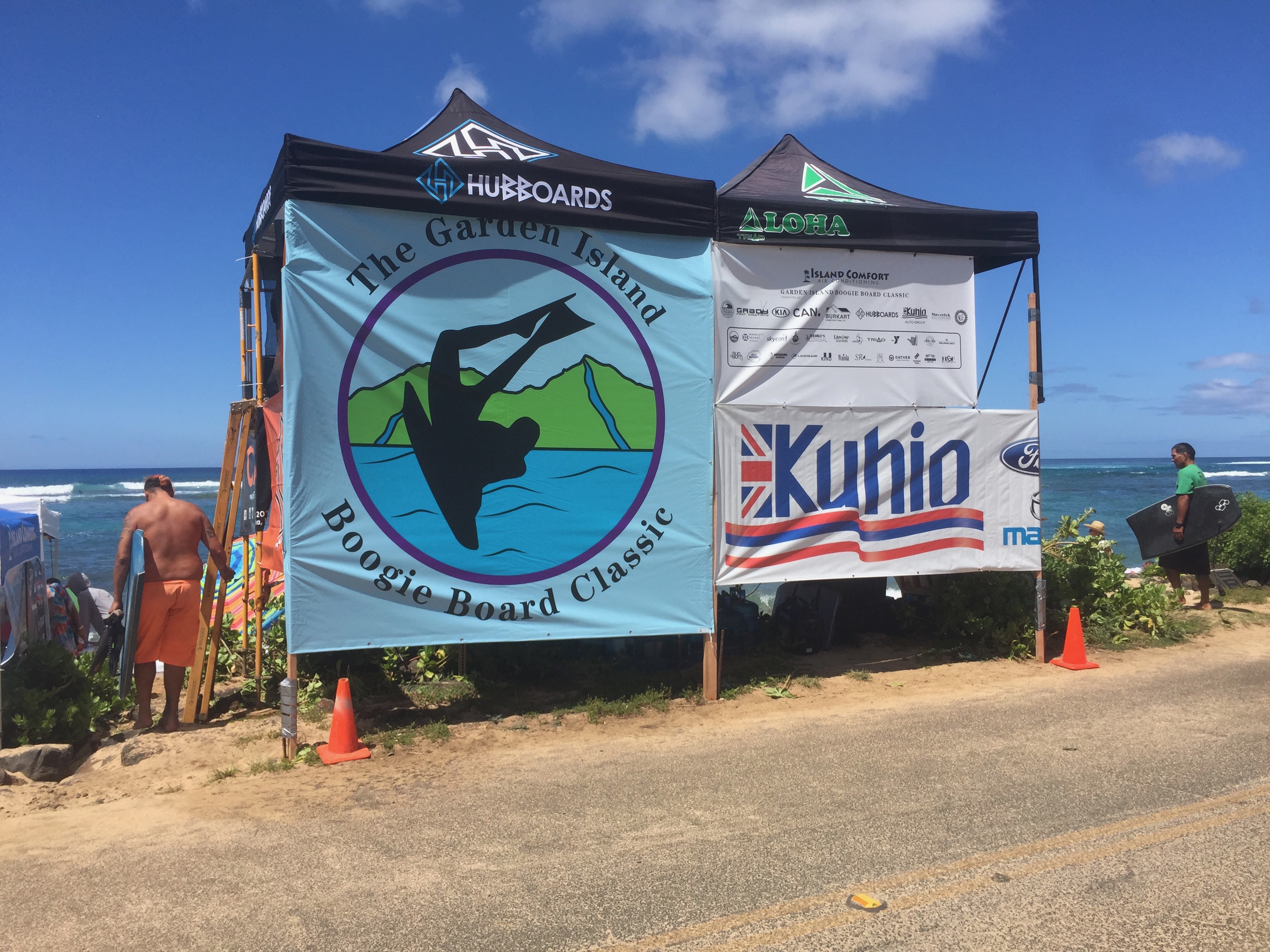 The Charity Fitness Tour swims over to The First Annual Garden Island “Boogie Board Classic” on Kauai, Hawaii