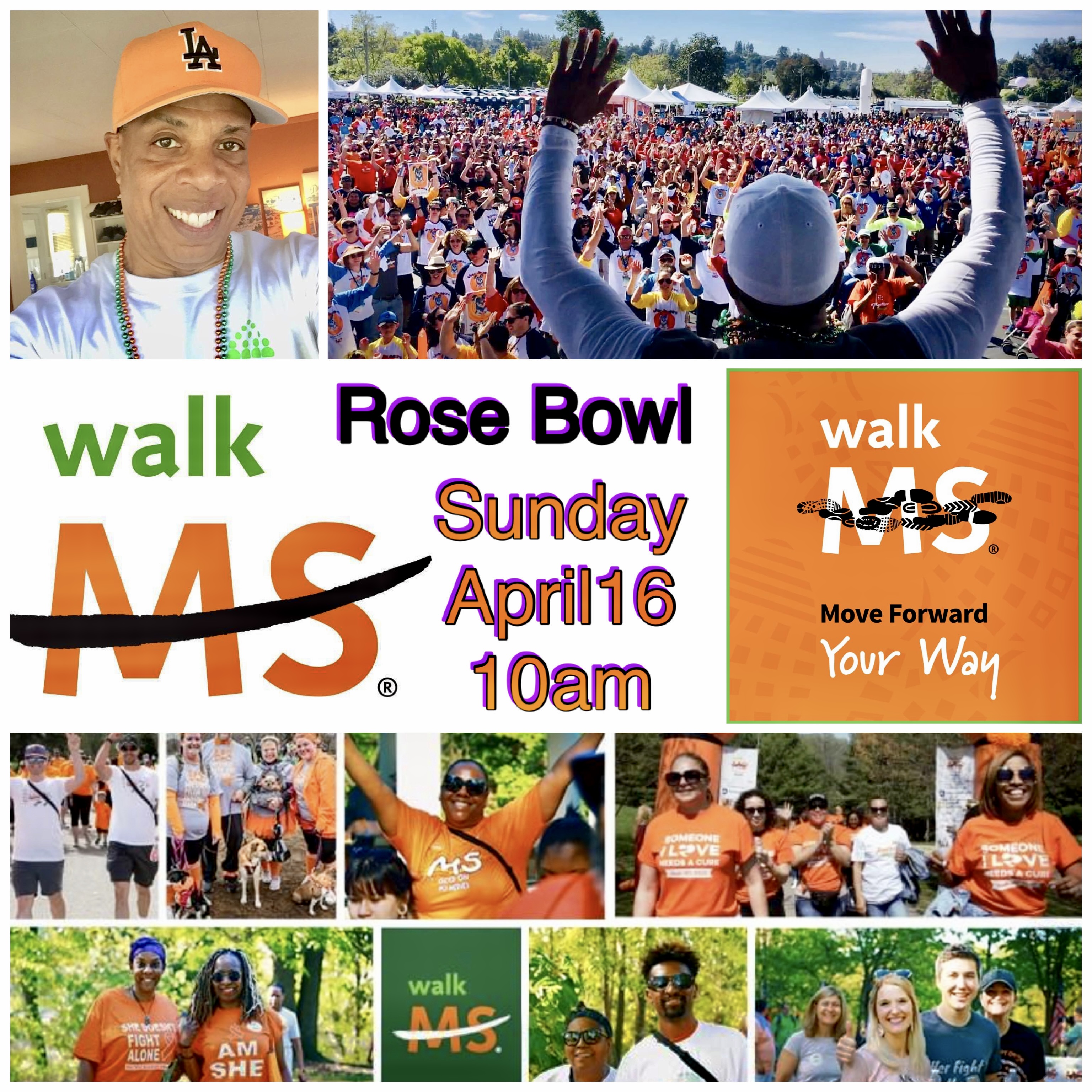 The Charity Fitness Tour rolls to The 2023 WalkMS at The Rose Bowl Stadium Sunday, April 16, 2023.