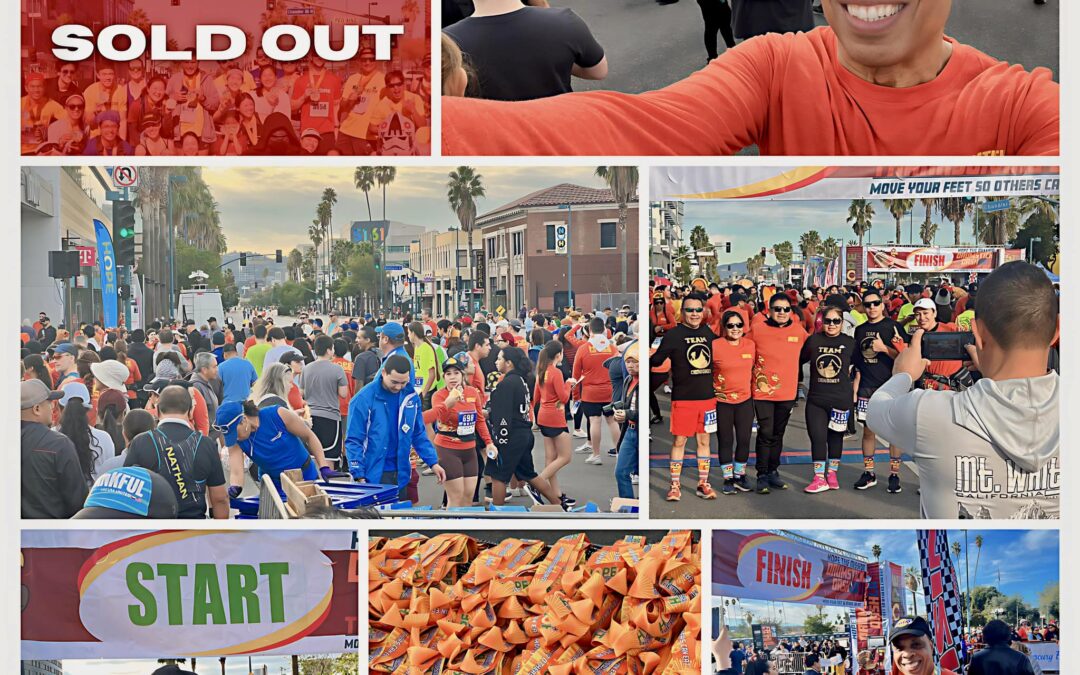 The Charity Fitness Tour Waddled to The “Hope The Mission” Drumstick Dash LA 2023, in NOHO Arts District, November 23