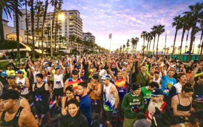 The Charity Fitness Tour rolled to The Surf City Marathon & 5/k in Huntington Beach,  February 4, 2014