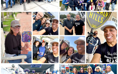 The Charity Fitness Tour rolled to The Beverly Hills Art Show Walk Rodeo Drive, Sunday, May 19, 2024