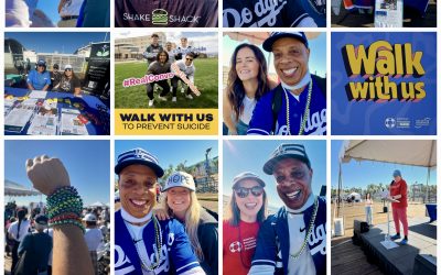 The Charity Fitness Tour biked over to The Greater LA/SM Walk for Suicide Prevention Support  at Santa Monica Pier, Saturday, October 18, 2025