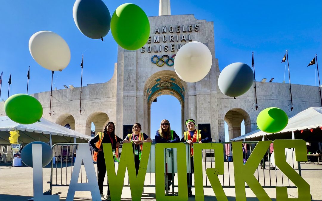 The Charity Fitness Tour biked over to The 2026 MLK Day LA Works Monday, January 19, 2026