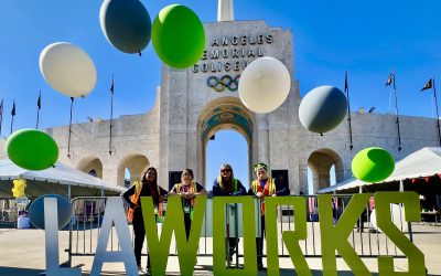 The Charity Fitness Tour biked over to The 2026 MLK Day LA Works Monday, January 19, 2026